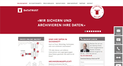 Desktop Screenshot of datatrust.ch